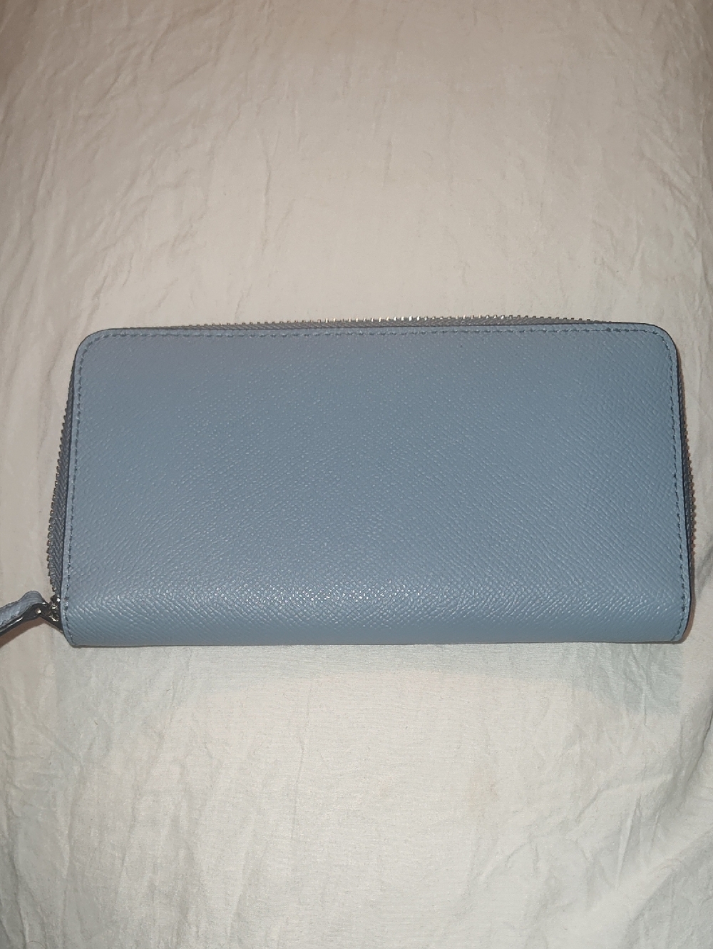 Coach Zip-Around Wallet in Slate Blue - Picture 3 of 8